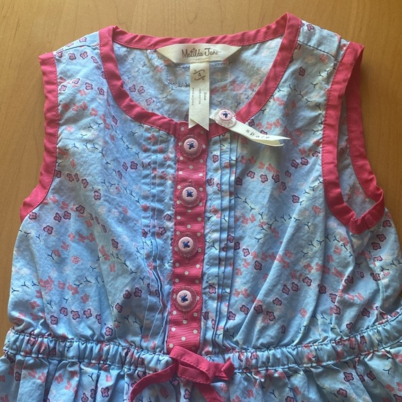 Matilda Jane Open Spaces Sleeveless Tunic Top Girls Size 4 EUC - Picture 8 of 8